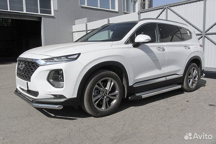Пороги на Hyundai santa-FE (2018)