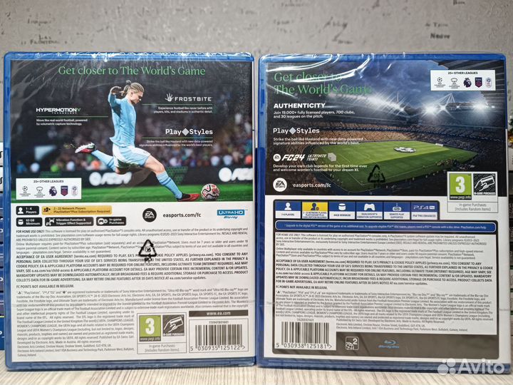 Новая ea Fc FIFA 24 ps4 & ps5 есть опт