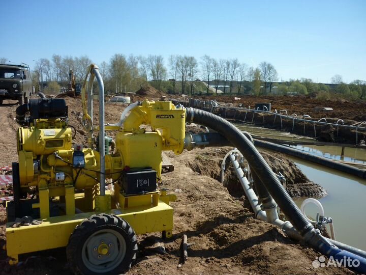 Аренда мощных насосов для откачки воды