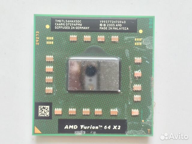 Процессор AMD Turion TM 64 X2 TL56