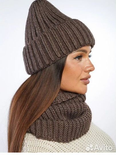Шапка и снуд новый