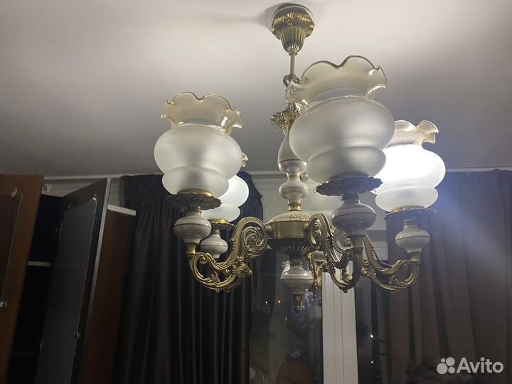 Бронза люстра СССР