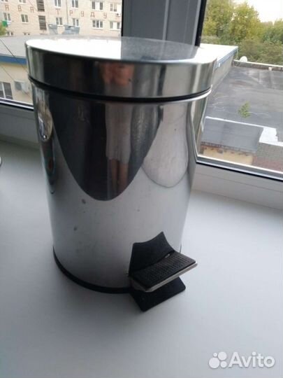 Мусорное вёдро металлическое 5л