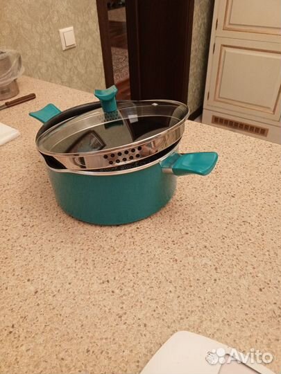 Кастрюля Tefal с тефлоном новая 5л. G8044604