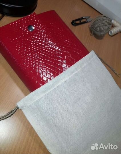 Ежедневник натур. кожи на кольцах без блоков