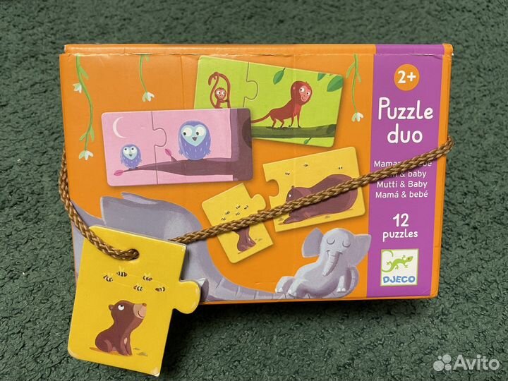 Пазлы Djeco Duo Мама и малыш 2+