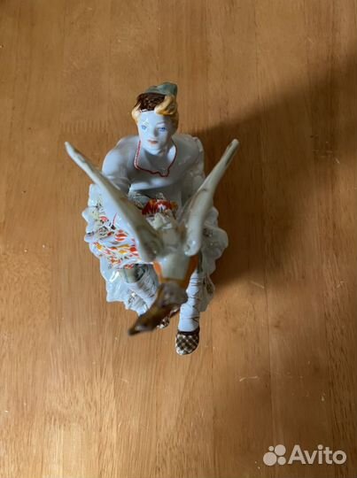 Статуэтка Иванушка с Жар-Птицей, фарфор, лфз