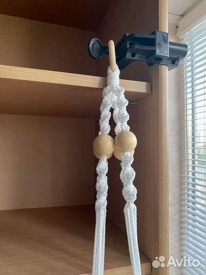 Кашпо подвесное макраме