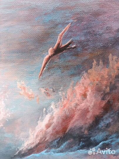 Проэпилог. Потерянные. Картина акрилом