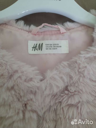 Меховая жилетка для девочки