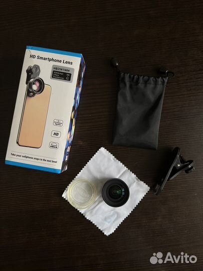 Объектив широкоугольный и макро на iPhone 8