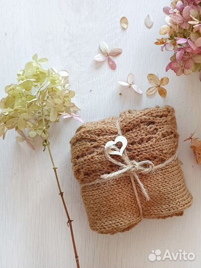 Носки вязаные женские, шерстяные, ручной работы