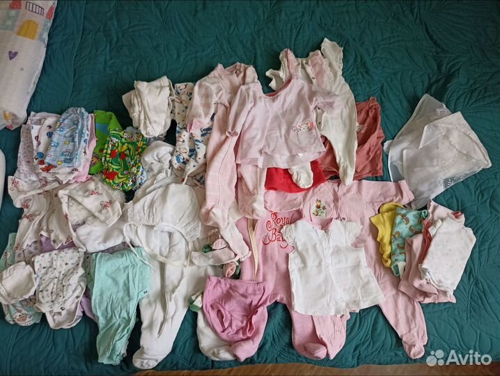 Детские вещи пакетом для девочки 56 62