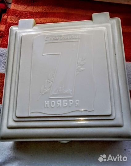 Шкатулка карболитовая СССР