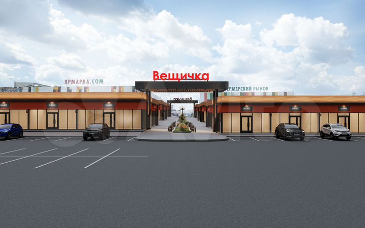 Аренда торгового павильона на вещевом рынке