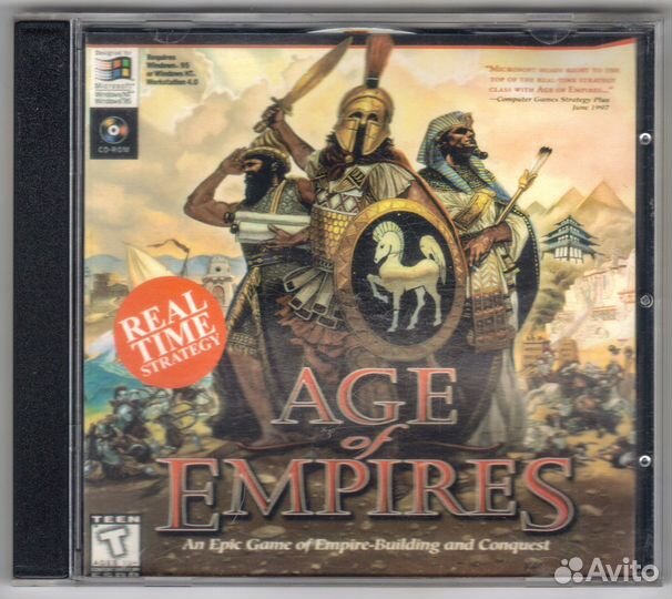 Эпоха Империй. Age of Empires. пк CD диск 1997