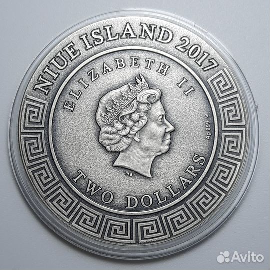 Ниуэ, монета 2 дол, 2017 г, 