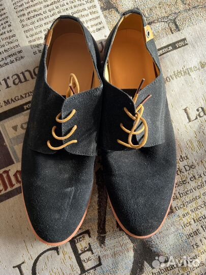 Туфли замшевые