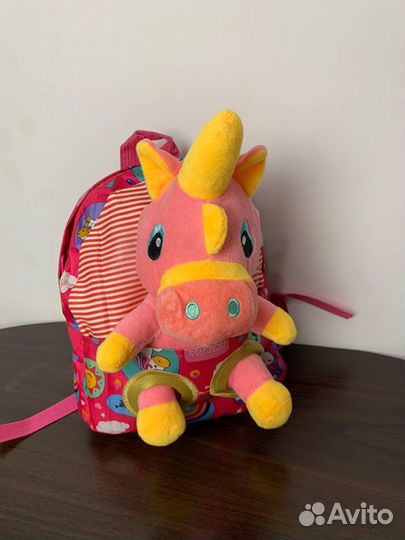 Рюкзак с игрушкой Пикачу, Единорог