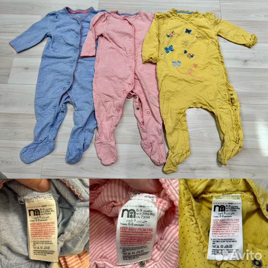 Брендовые вещи на девочку пакетом 74 размер