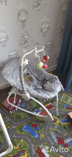 Детские качели шезлонг