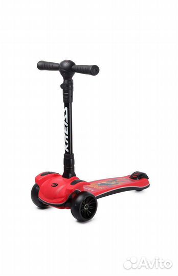 Самокат детский трехколесный светящиеся колеса