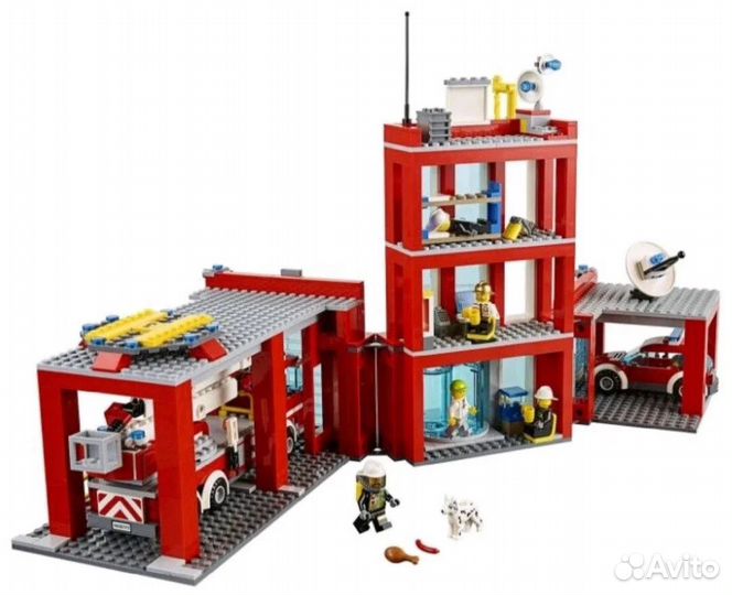 Конструктор Cities Пожарная часть 6064