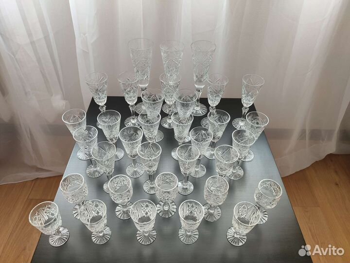 Фужеры,рюмки хрусталь СССР