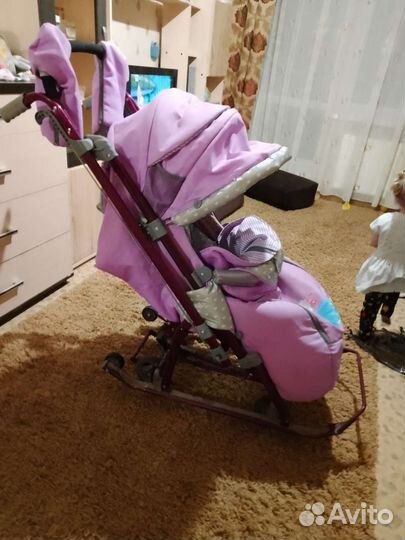 Коляска санки