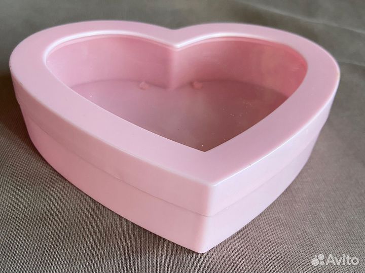 Коробка Сердце пластик