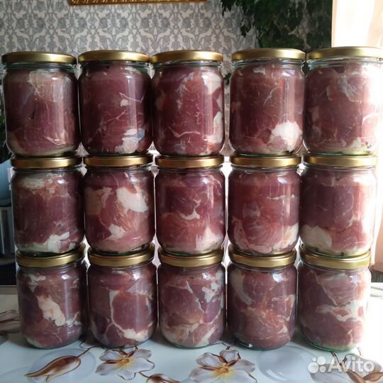 Говядина.Индейка.Свинина.Курица.Тушенка домашняя