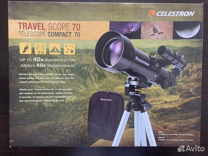Телескоп celestron 70