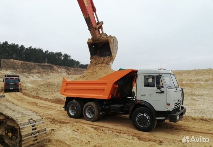 Песок щебень