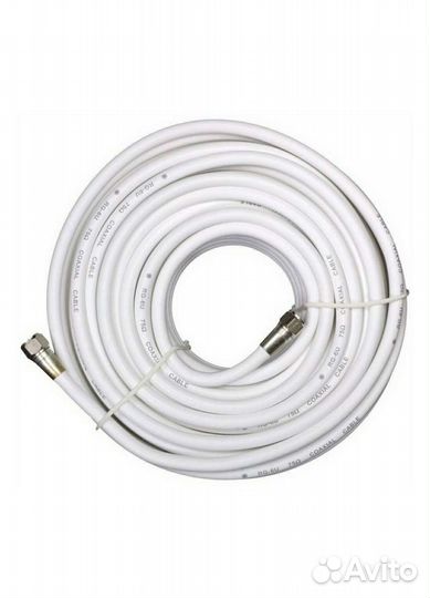 Кабельная сборка RG-6U 2 шт по 10 м. F-male+F-male