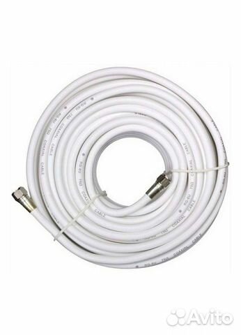 Кабельная сборка RG-6U 2 шт по 10 м. F-male+F-male