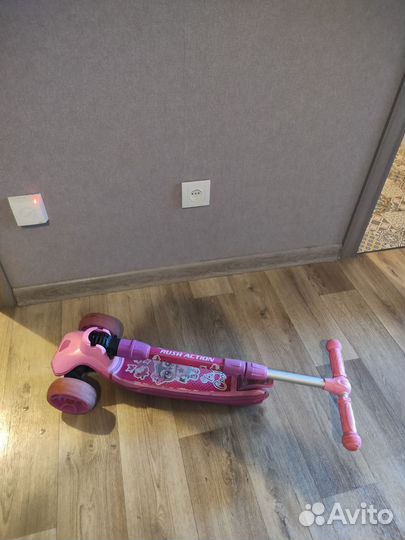 Самокат детский трехколесный бу