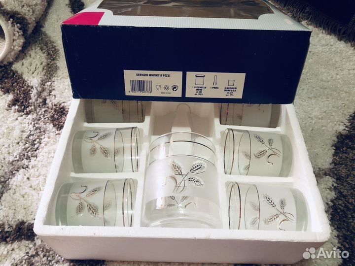 Сервиз для виски от итальянского бренда Borgonovo