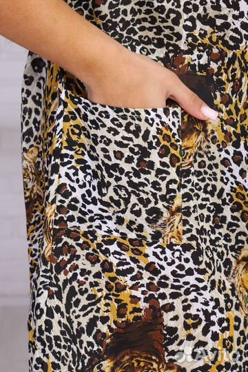 Халат из бязи р.44-46, 48-50, 52-54, 56-58, 60-62