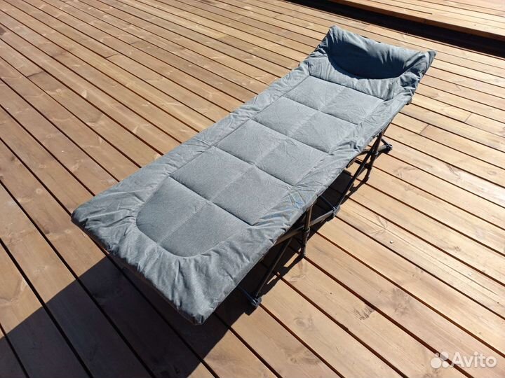 Раскладушка туристическая с матрасом