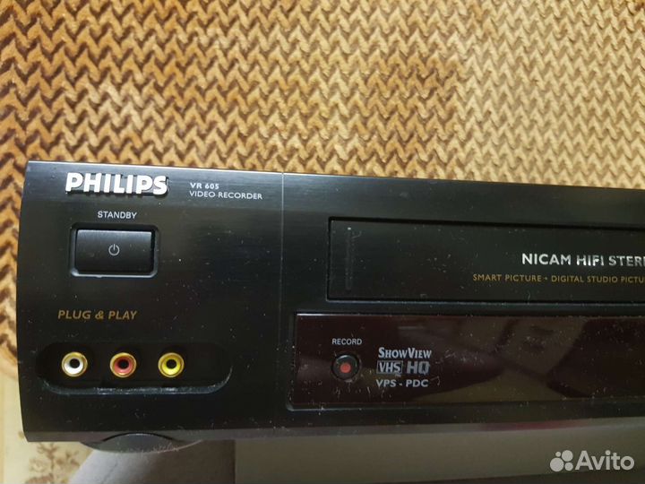 Видеомагнитофон philips 605