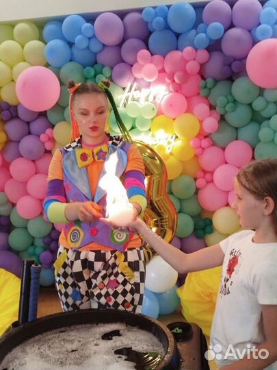 Шоу мыльных пузырей