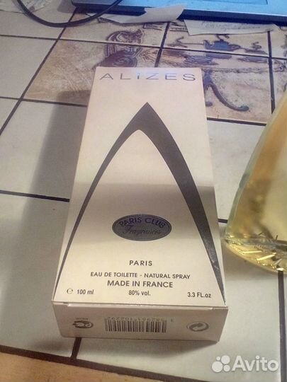 Туалетная вода Alizes Франция