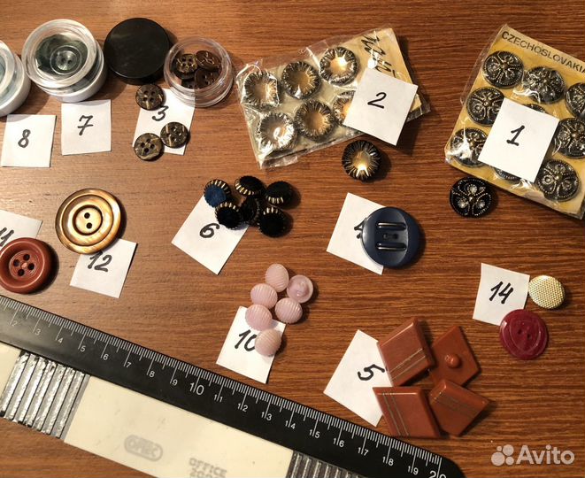 Пуговицы винтаж