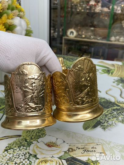 Подстаканники СССР алюминий