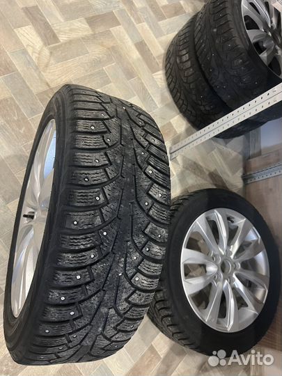 Колеса r17 в сборе на резина зимняя Hakkapellita