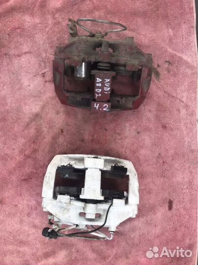 Суппорта тормозные audi a8 d2 4.2 передние