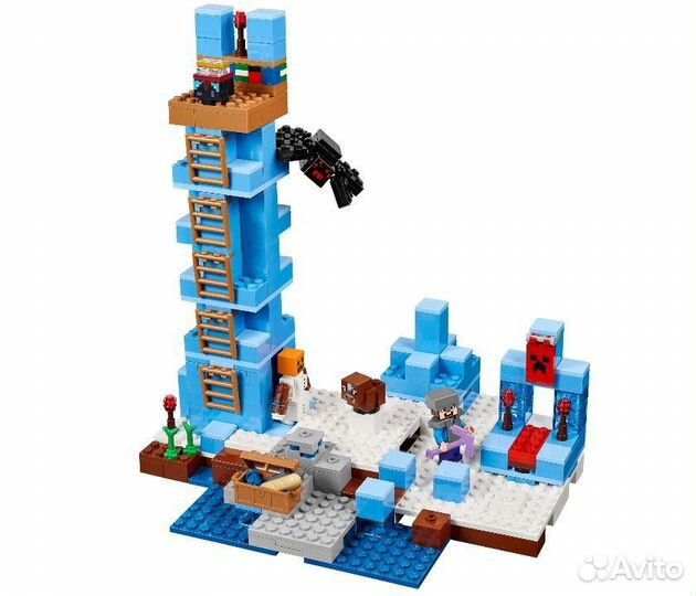 Конструктор майнкрафт Ледяные шипы 10621