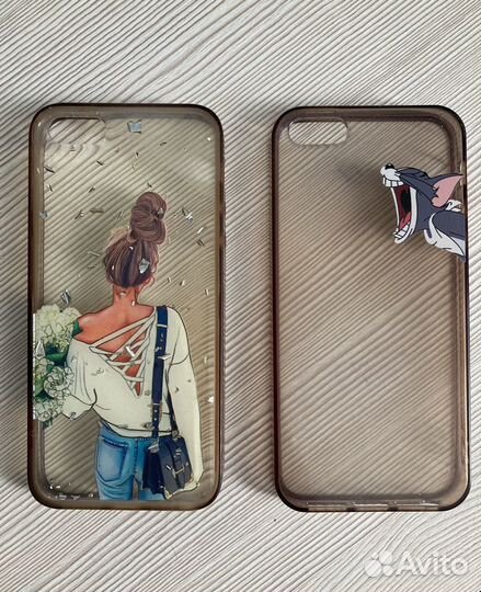 Чехол на iPhone SE 4 шт