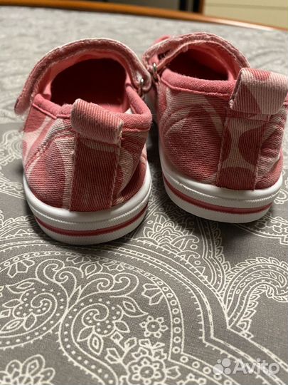 Туфли текстильные для девочки 30 размер