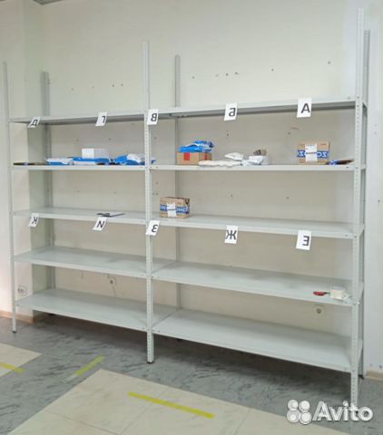 Стеллажи металлические